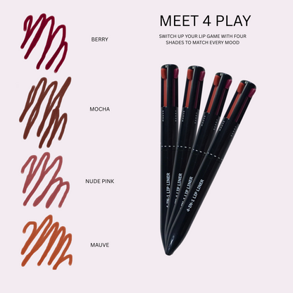 4PLAY: LIPPIE THE 4 IN 1 LIPLINER PEN