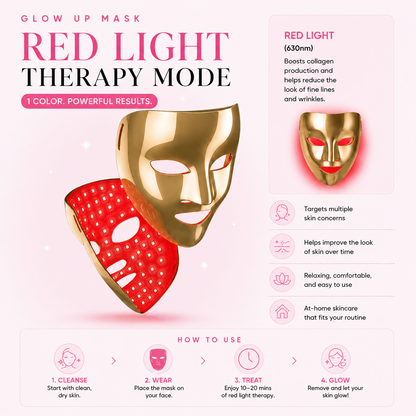 GLOW UP | RED LIGHT THERAPY MASK